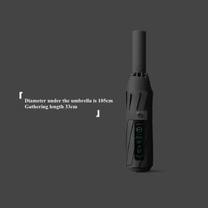 Fully automatic wind-resistant boy thickening and strong large folding female sunshade sun umbrella sunny umbrella dual-use rainstorm special