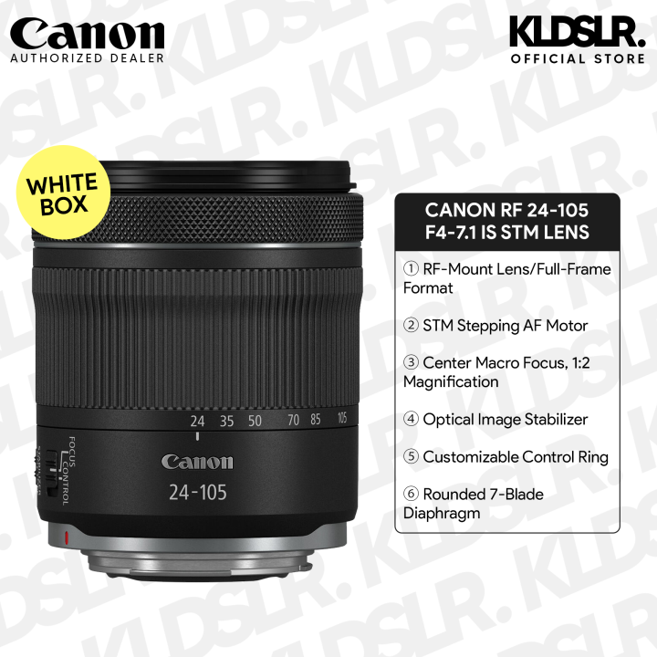Canon RF 24105mm F47.1 IS STM Lens / Canon RFS 1845mm f/4.56.3 IS