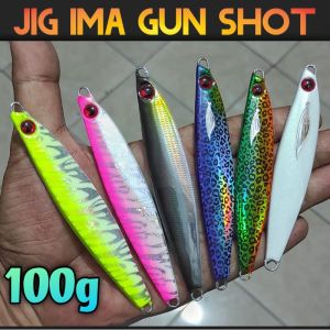 Metal Jig 40g GID Glow In The Dark Ima Gun Umpan Jigging Auto Strike Killer