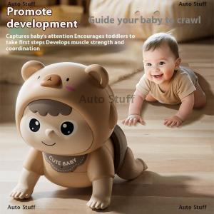 [COD] Auto Stuff 1 Mảnh Toddler Tìm Hiểu Để Leo Lên Giáo Dục Di Chuyển Đồ Chơi Điện Bé Búp Bê Bò Đồ Chơi Với Âm Thanh Cho 0-12 Tháng Quà Tặng