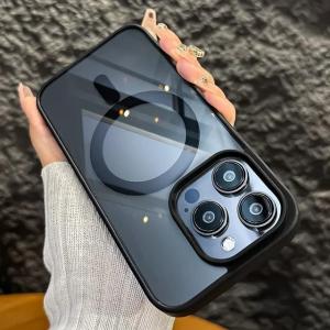 （ราคาส่ง） เคสโทรศัพท์มือถืออะคริลิคใส กันกระแทก สําหรับ iPHONE 16 16e 16Pro 16Plus 16Promax  15 14 13 12 11 Pro Plus ProMax Mini X XR XS Max 7G 7/8 Plus 045