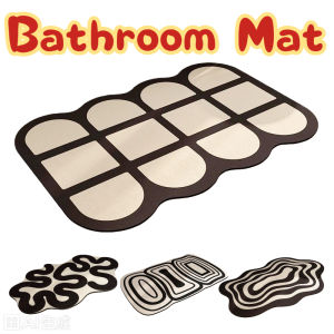 Bathroom Mat Non-Slip Diatom Mud Toilet Super Absorbent Pad Quick-Drying Floor Mat Home Bath Mat