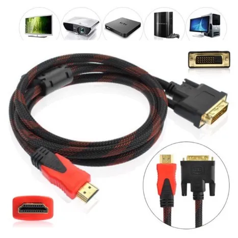 Monitor Cable HDMI to DVI (Black/Red) Lazada Lazada PH