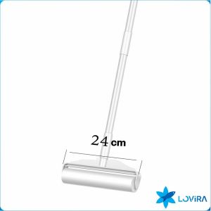 LoviRa Floor Hair Sticky Roller Sticky Dust Paper Tearable Adhesive Brush Lengthened Household