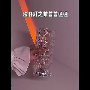 【Dama Warehouse Shipping】Internet Celebrity Romantic Rose Lamp Water Ripple Atmosphere Lamp Couple High-Value Night Light Bedroom Sleep Bedside Lamp