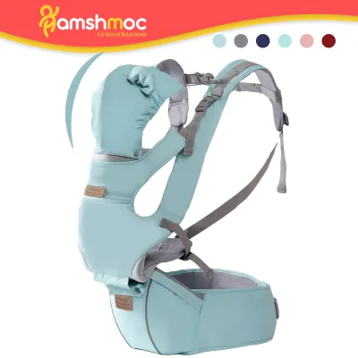 HamshMoc Địu Ngồi Hông Đa Năng 3 Trong 1 Địu Em Bé Ghế Đẩu Thắt Lưng Địu Em Bé Trẻ Sơ Sinh Chống Trượt Công Thái Học Ba Lô Địu Quấn Em Bé Kangaroo Mặt Trước Sau Cho Trẻ Sơ Sinh Túi Du Lịch