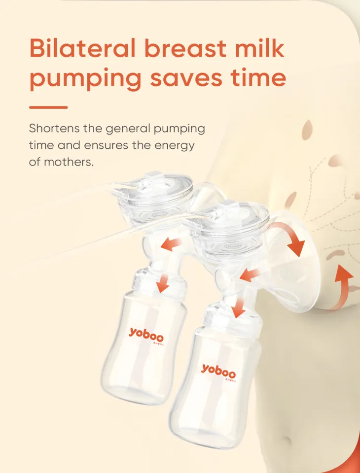 Yoboo] Double Electric Breast Pump-Light One-step breastfeeding