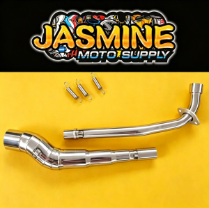 Honda XRM 110 stainless elbow (51mm)