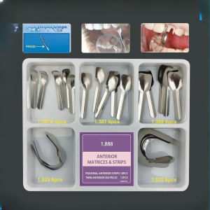 Dental Proximal Anterior Strips 1.888 Twin Anterior Matrices Matrix Tooth Adjacent