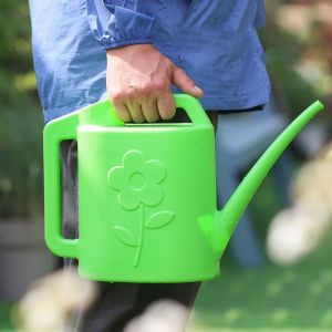 JIYAN2866 4L 135oz Watering Can PE Long Spout Water Sprayer Indoor Outdoor Large Capacity Garden Watering Device Home Living