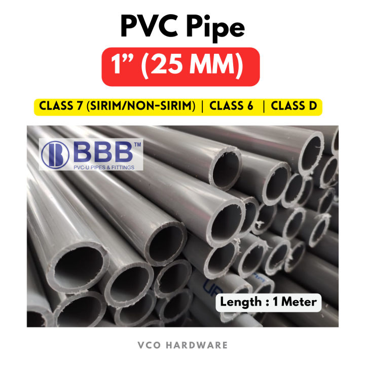 X Meter Mm Pvc Pipe Water Pipe Diy Pipe Paip Air Getah