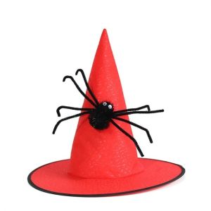 DIVATEN Versatile Witch Hat Funny Lightweight Spider Hat Festive Spider Design Wizard Hat Cosplay Event Decoration Props