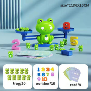 Mathematical Intelligence Math Toys Funny Frog Scale Childrens Early Education Toys Addition Subtraction Balance Enlightenment