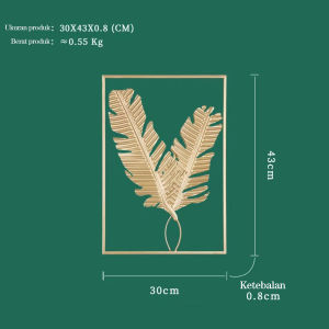 Nordic Cahaya Mewah Gaya Besi Tempa Hiasan Dinding Ruang Tamu Kamar Tidur Hiasan Dinding Kreati