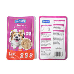 11 X Wet dog food in pouch - Mousse 130g (Beef Flavour) 11% discount