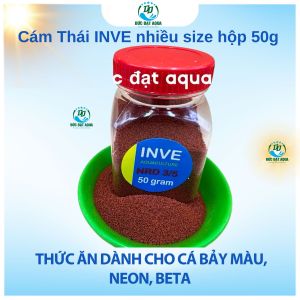 Cám thái Inve 3/5-5/8-G8-G12 Thức Ăn Cho các loại Cá Cảnh thuỷ sinh cá bảy màubetta 50g