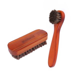 Sikat Sepatu Bulu Kuda Isi 2 Sikat Detailing Sepatu Horse Hair Shoe Brush Sikat Polishing Sepatu