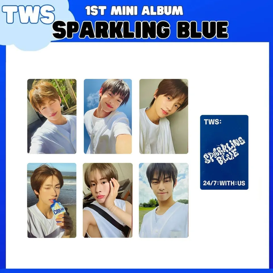TWS Sparkling Blue Album Weverse Shop Luckydraw PhotoCards