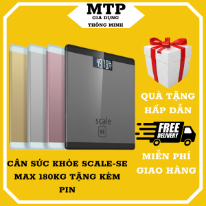 Cân sức khỏe điện tử gia đình iScale SE 180kg Cân điện tử sức khỏe mặt kính cường lực cao cấp Cân sức khỏe gia đình