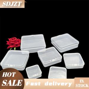SDJZT PP lưu trữ hộp mini nhựa trong suốt trường hợp container vuông hình chữ nhật bao bì hộp cho Jewellry hạt nhỏ các mặt hàng