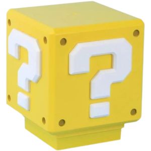 Super Mario Bros Lamp LED Question Mark Brick Night Light USB Charging Desk Lamp Decorative Light Kids Birthday Toys Gifts