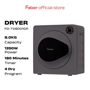 Faber Laundry Dryer 8.0kg 1350W FD-TD8001GR