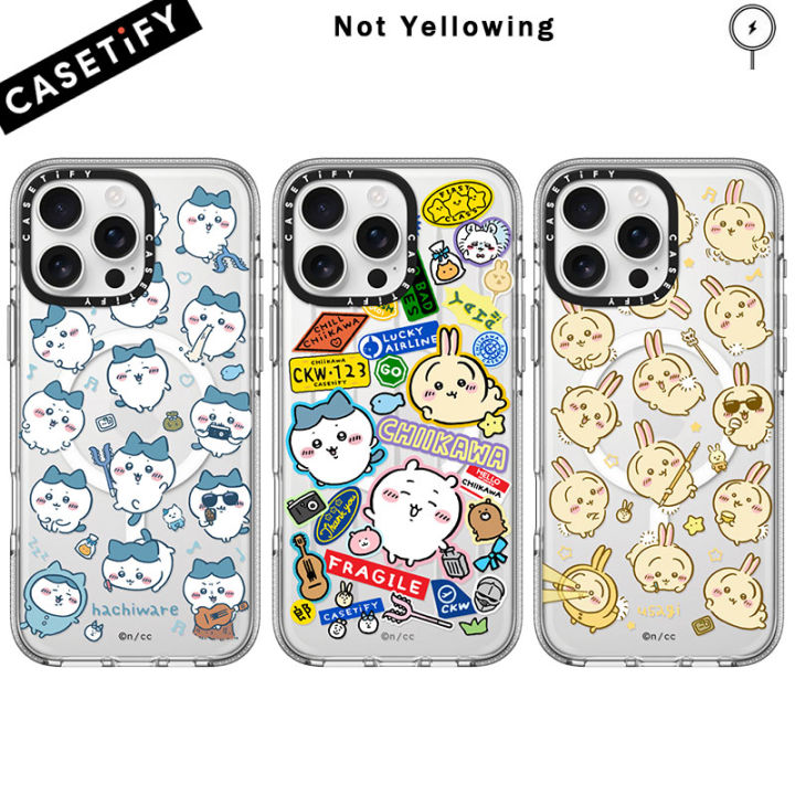 Original Chiikawa x CASETiFY Crystal Clear Case [Not Yellowing