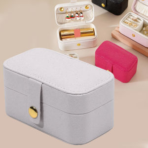 Portable Jewelry Box Travel Jewellery box Storage box Organizer Storage Case Earrings Rings for Travelling Earring Stud Gift
