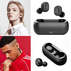 Original QCY T1C TWS Waterproof High Bluetooth v5.0 True Earbuds with 380mAH Charging Case Sweat-proof HD Crystal Sound Bass Stereo mini Wireless Earphones