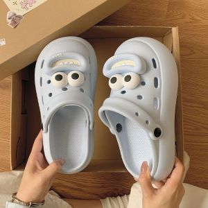 Free Shipping WomenS Thick-Soled Clogs New Summer Outdoor Style Height-Increasing Beach-Friendly Non-Slip And With A Closed-Toe Design