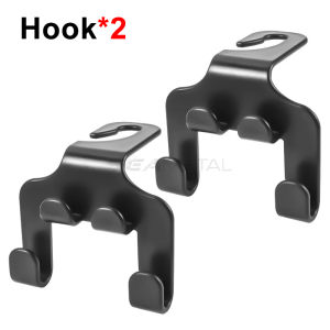 SEAMETAL Car Seat Back Hook Car Headrest Storage Hook Multi-functional Car Phone Holder Hanging Hook Interior Accessories