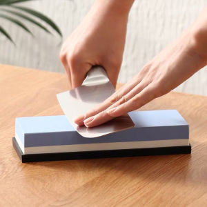 Double Sided Base Whetstone Sharpening Stone