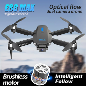 E88 MAX Pro Drone With Camera Hd 4k  RC Quadcopter Foldable Portable WiFi FPV Dual Camera Accessories Children Boys Toys Gifts