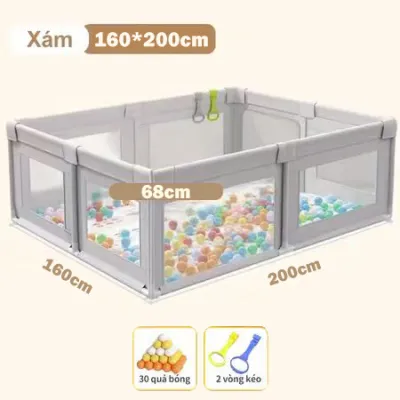 Quây bóng vuông cho béNhà Banh Khung Dày Dặn khung chắc chắnvải dù dễ lau chùiTháo Lắp Dễ Dàng Nhanh
