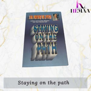 Staying on the path | spirituality and self-improvement book | old unused book