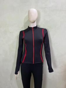 Jaket Fit Body Wanita/Atasan Olahraga Wanita/Jaket Yoga Wanita Lengan Panjang/Jaket Olah Raga Wanita