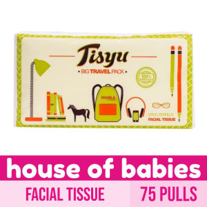 Tisyu Big Travel Facial Tissue 75-Pulls 2-Ply (1 Pack)