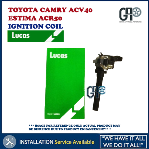LUCAS IGNITION COIL TOYOTA CAMRY ACV40 ESTIMA ACR50 Lazada