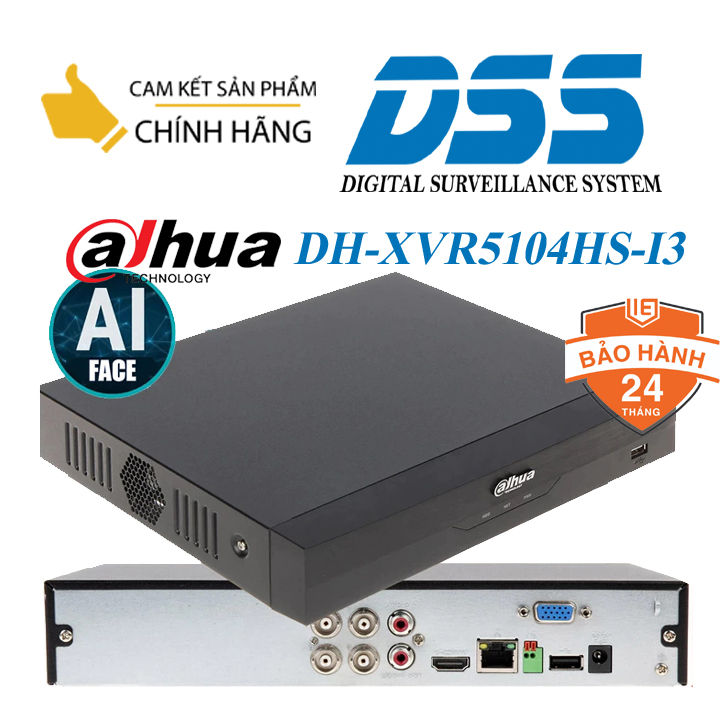 Đầu ghi camera HDCVI kênh DAHUA DH-XVR5108HS-I3 hàng chính hãng