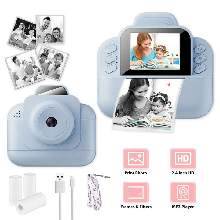 SENDEM S9 Inch Kids Instant Print Camera Thermal Printer HD