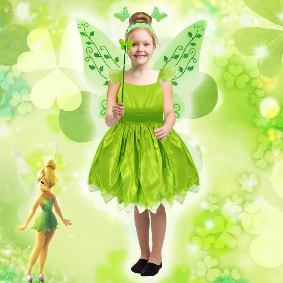 open lace back dress Tinkerbell Dress XL (7-9 Yrs)