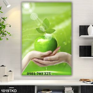 Tranh gạch đẹp khổ đứng sang trọng