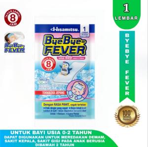 Bye Bye Fever BAYI - Plaster Kompres Penurun Demam Pada Bayi