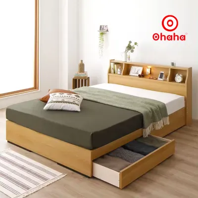 [ Freeship HCM] GIƯỜNG NGỦ GỖ CÔNG NGHIỆP CAO CẤP OHAHA - GC013