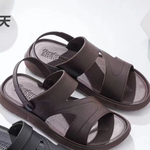 Free Shipping MenS Dad-Style Casual And Fashionable Driving Sandals Lightweight And Slip-Resistant Convertible Design Size 731 Extra-Large Size 50