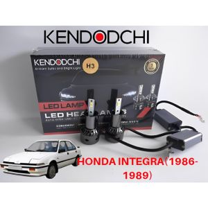 🔥READY STOCK🔥KENDODCHI 2Pcs H3 LED Car Headlight FOR HONDA INTEGRA(1986-1989) product by Malaysia