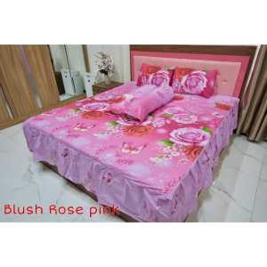 SPREI RUMBAI MOTIF TULIP UNGU / SPREI REMPEL TULIP PURPLE UK 180 X 200 KING SIZE 160X200 QUEEN SIZE