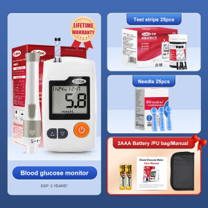 Cofoe YiLi เครื่องวัดน้ำตาลในเลือดพร้อมปากกาเจาะเครื่องวัดน้ำตาลในเลือดมีแผ่นปิด