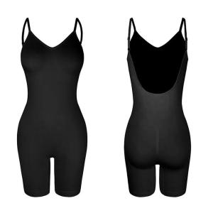[Hottie Diary] Womens Crotch Open Backless Body Shaping Tights - Body Shaping and Butt Lifting Womens Body Shaping Backless Tops