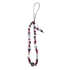 Women Girls Cellphone Pendant Mobilephone Hanging Cord Elegant Handmade Beaded Telephone Strap Fashion Accessory